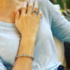 Silver cuff bangle - Image 2