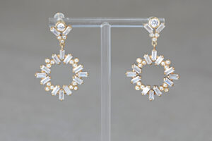 Baguette earrings