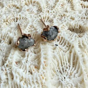 Natural Stone Set in Rose Gold